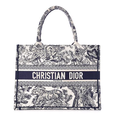 christian dior canvas tote bag.